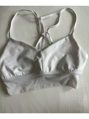ALO Yoga White Scoop Bralette